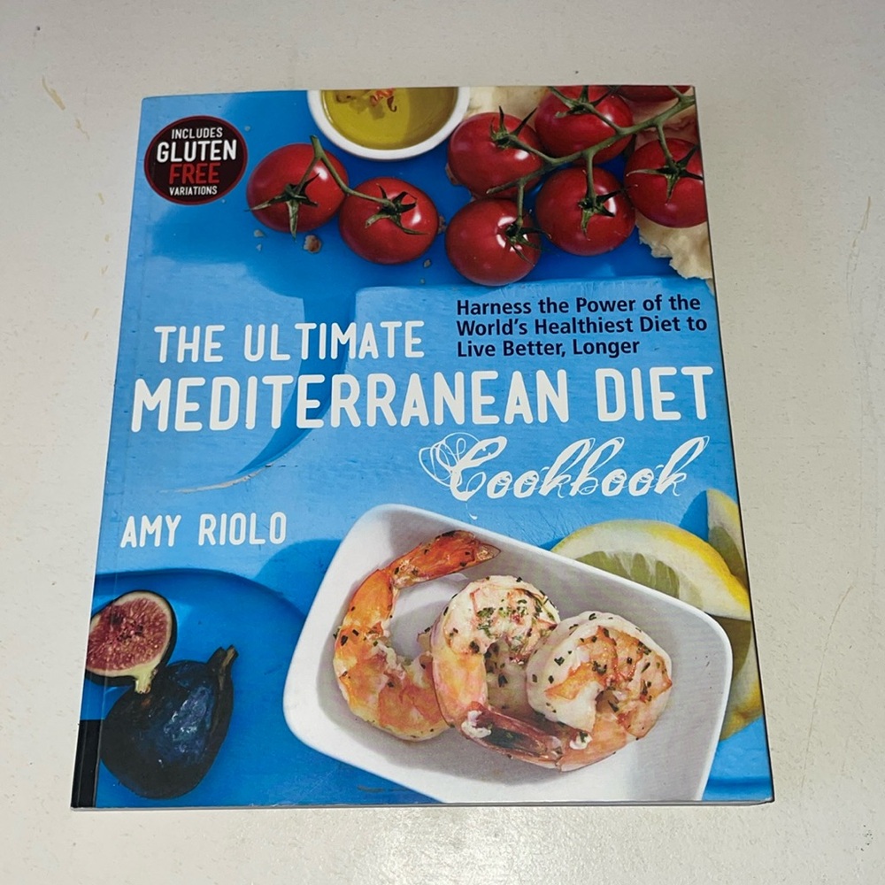 Book Used The Ultimate Mediterranean Diet Cookbook + Gluten Free EUC Recipes